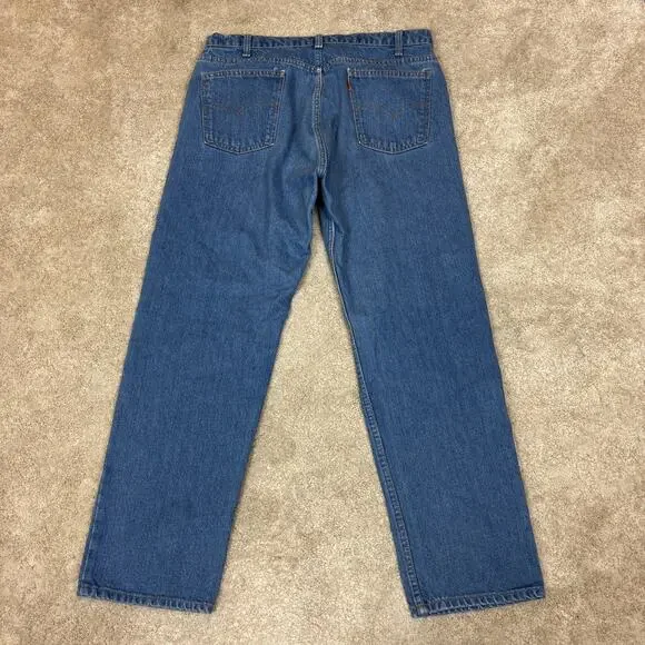 Vintage 90s Levi's 505 Orange Tab Jeans Men's 38x30 (36x30) Made in Canada